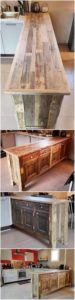 Pallet Kitchen Cabinets