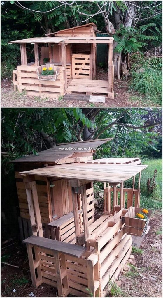 PalletGardenHouse DIY Pallet Projects