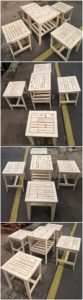 Pallet Stools and Table
