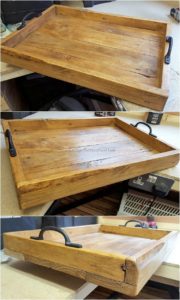 Wood Pallet Tray