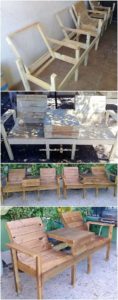 DIY Pallet Outdoor Chairs