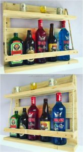 Pallet Wine Rack Shelf