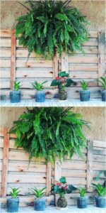 Pallet Wall Planters