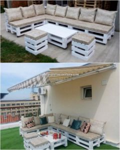 Pallet Couch Set and Table