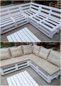 Wood Pallet Couch and Table