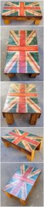Flag Top Pallet Table