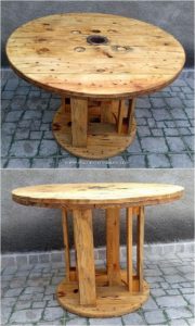Pallet Round Top Table