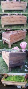 Pallet Wood Planter Box