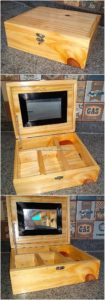 Wood Pallet Storage Box